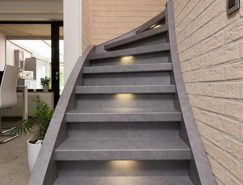 Traprenovatie betonlook